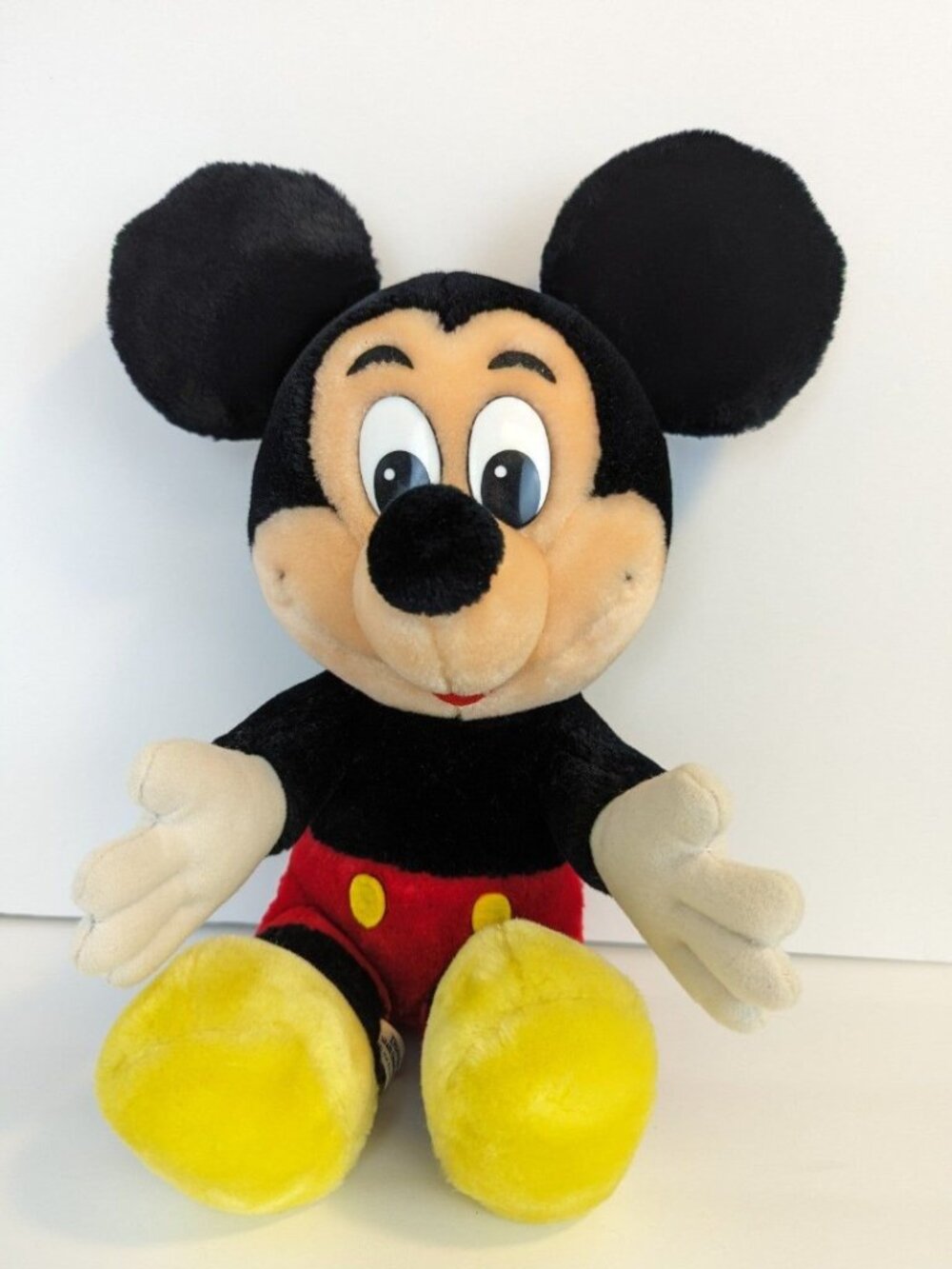 Vintage Walt Disney Mickey Mouse Stuffed Animal Plush Disneyland Disneyana